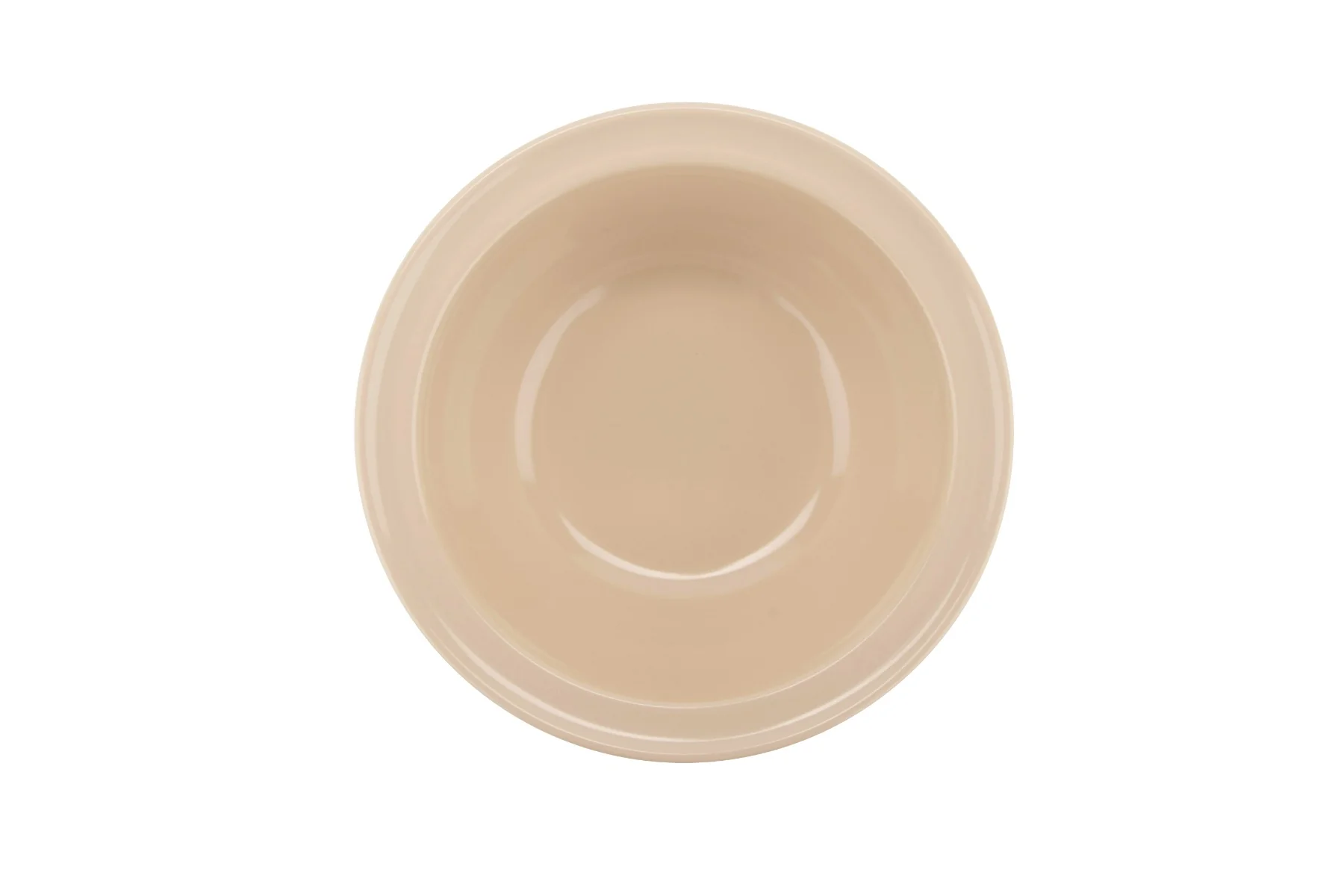 GET DN-313-T SuperMEl Melamine Stackable Wide Rim Grapefruit Bowl 13 oz. Tan - 48/Case - Image 4