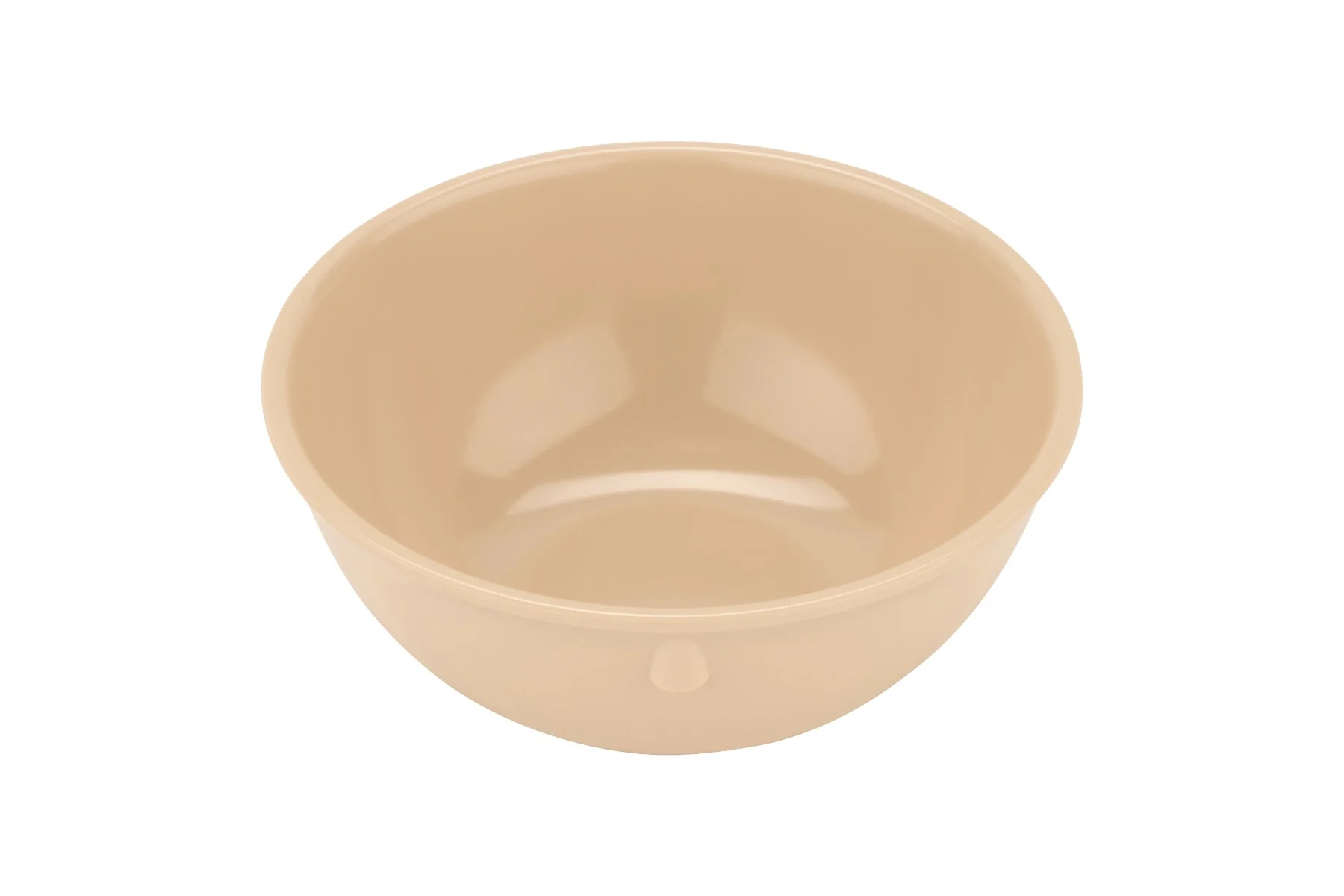 GET DN-315-T SuperMel Melamine Stackable Narrow Rim Nappie Bowl 15 oz. - Tan - 48/Case - Image 3