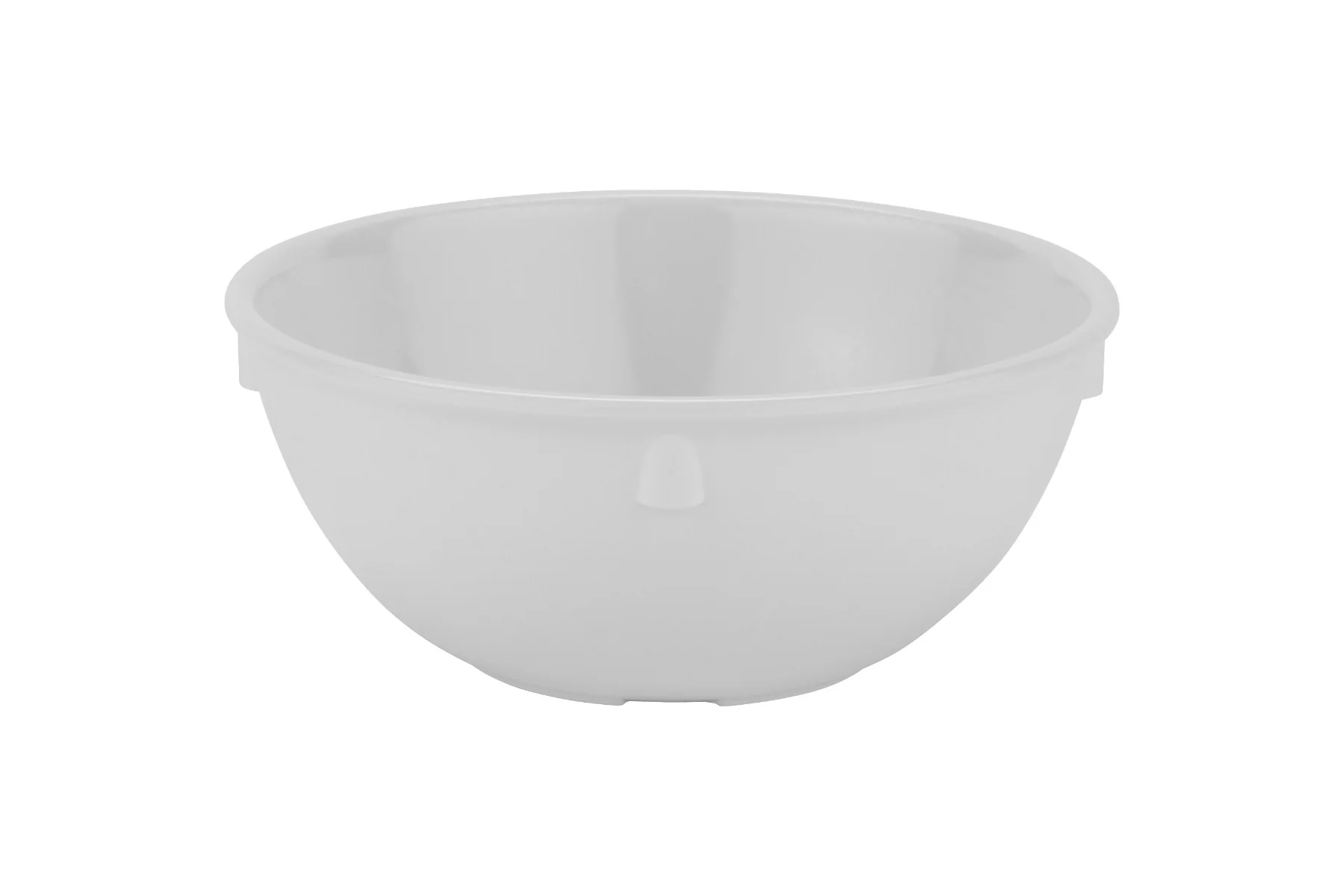 GET DN-315-W SuperMel Melamine Stackable Narrow Rim Nappie Bowl 15 oz. - White - 48/Case