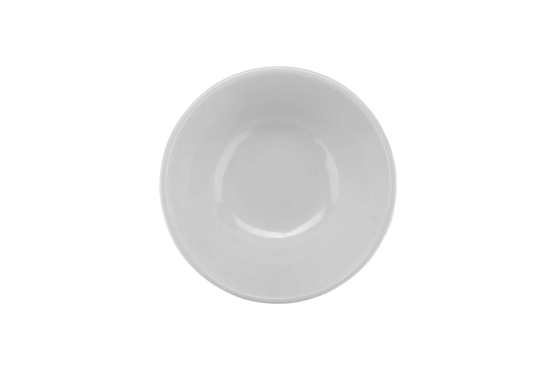 GET DN-315-W SuperMel Melamine Stackable Narrow Rim Nappie Bowl 15 oz. - White - 48/Case - Image 2