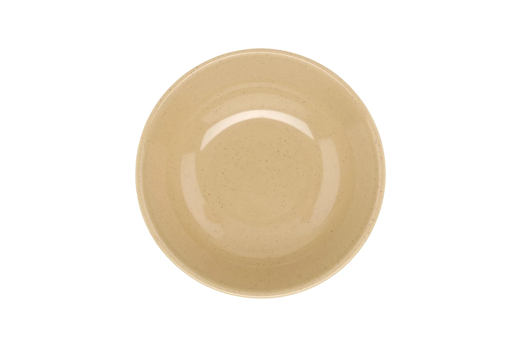 GET M-811-T SuperMel Melamine Narrow Rim Deep Bowl 32 oz. - Tan - 12/Case - Image 2