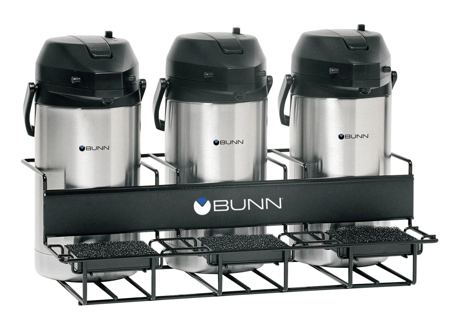 Bunn 35728.0002 UNIV-3 APR Universal Airpot Rack - Holds up to 3 Portable Airpots