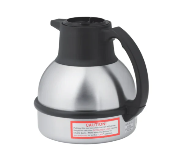 Bunn 36029.0001 Stainless Steel Thermal Carafe with Black Brew-Thru Lid 1.9 liter