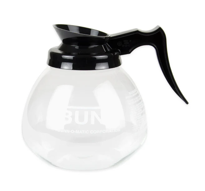 Bunn 42400.0101 Glass Coffee Decanter with Black Handle 64 oz.