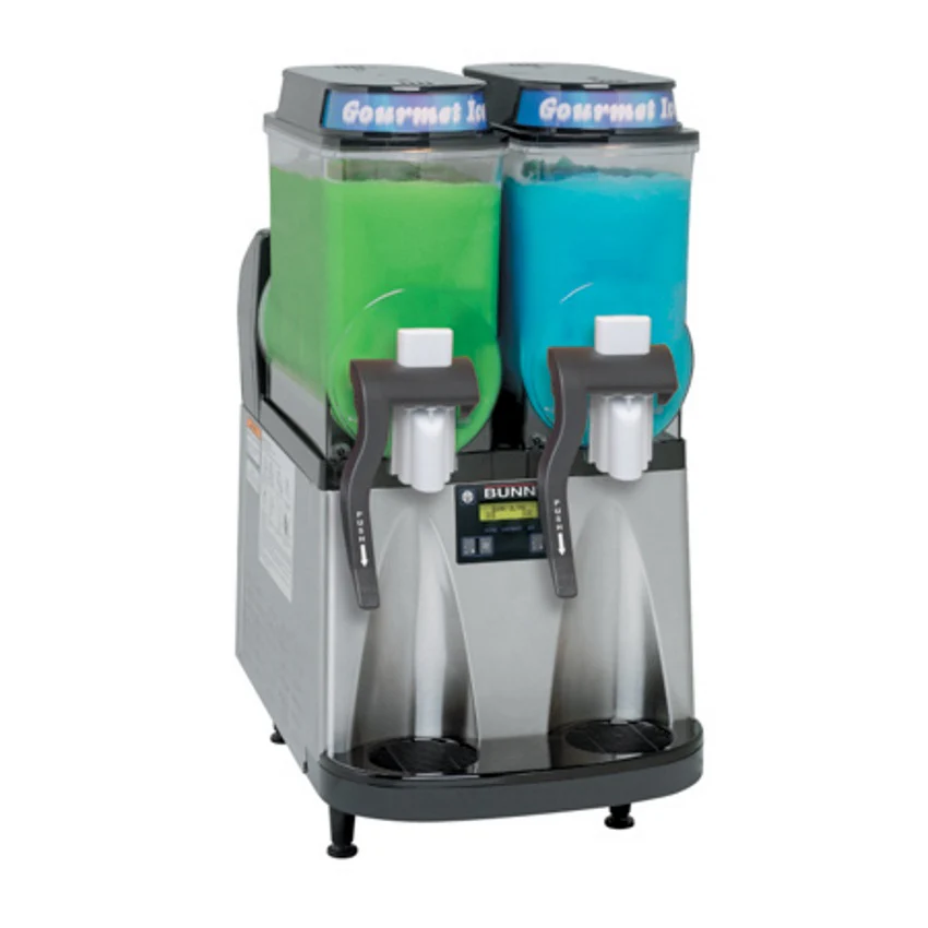 Bunn 58000.0015 Ultra NX Slushy / Frozen Drink Machine with (2) 3-Gallon Hoppers - Stainless/Black - 120v - Image 3