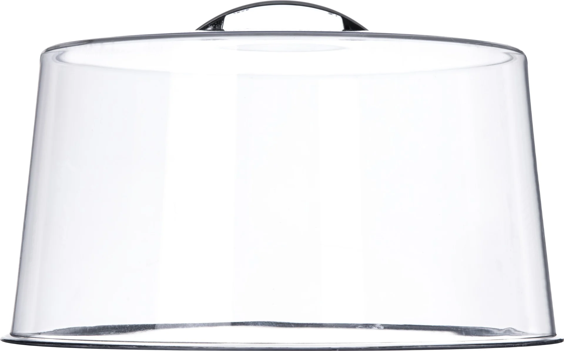 Carlisle 2512 Round SAN Plastic Cake Cover with Chrome Handle 11-5/8" dia. x 6-1/2"H - Clear - Image 5