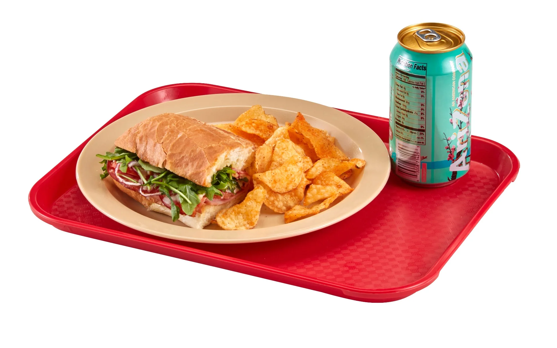 Cambro 1014FF163 Fast Food Tray 10-7/16" x 13-9/16" - Red - Image 5