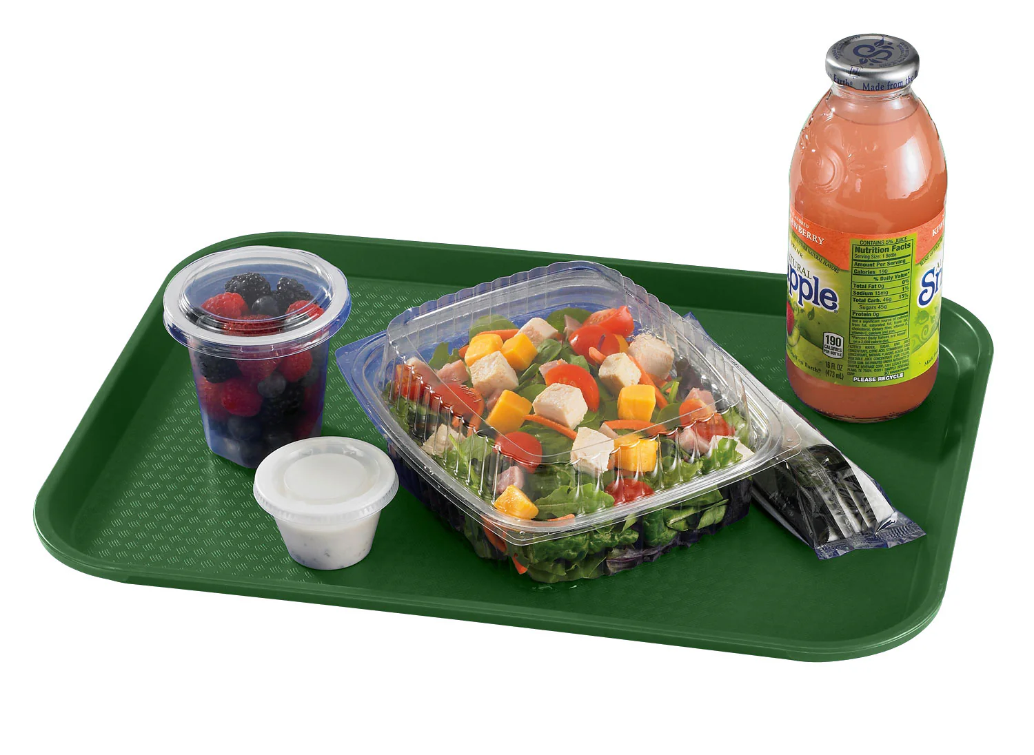 Cambro 1216FF119 Fast Food Tray 12"x16-1/8" Sherwood Green