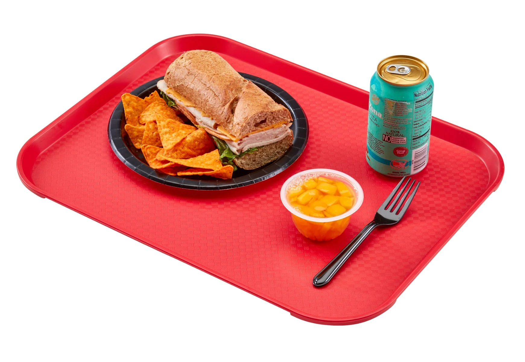 Cambro 1216FF163 Fast Food Tray 12" x 16-1/8" - Red