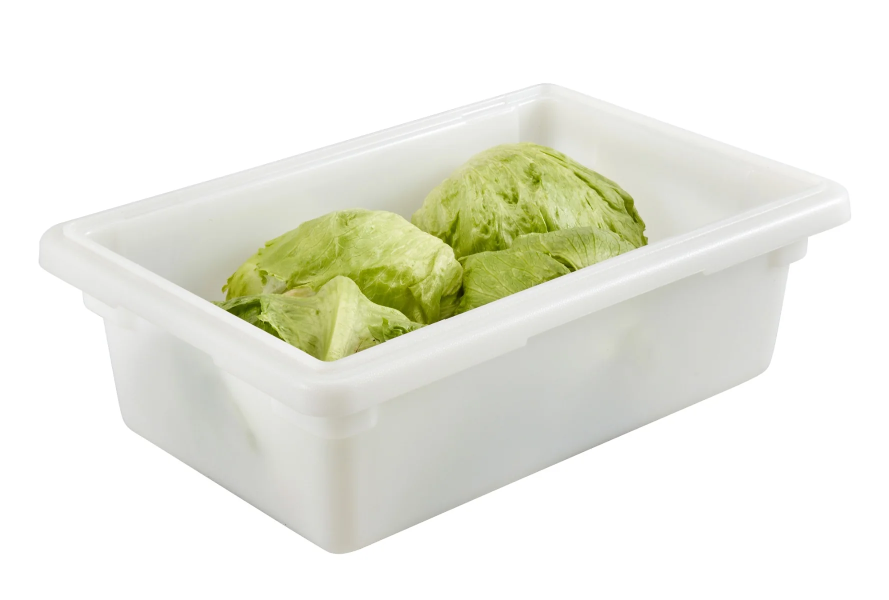 Cambro 12186P148 Polyethylene Food Storage Box 12" x 18" x 6" - 3 gal.- White - Image 10