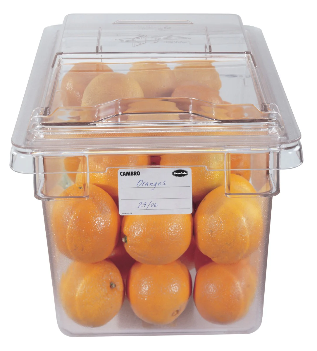 Cambro 1218SCCW135 Camwear Sliding Lid for Food Container 12x18" Clear - Image 2