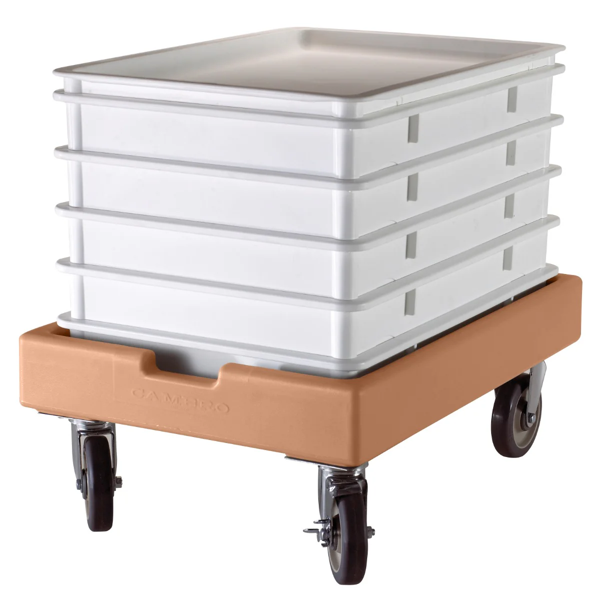 Cambro 18263P148 Polyethylene Food Storage Box 18" x 26" x 3-1/2" - 5 gal. - White - Image 6