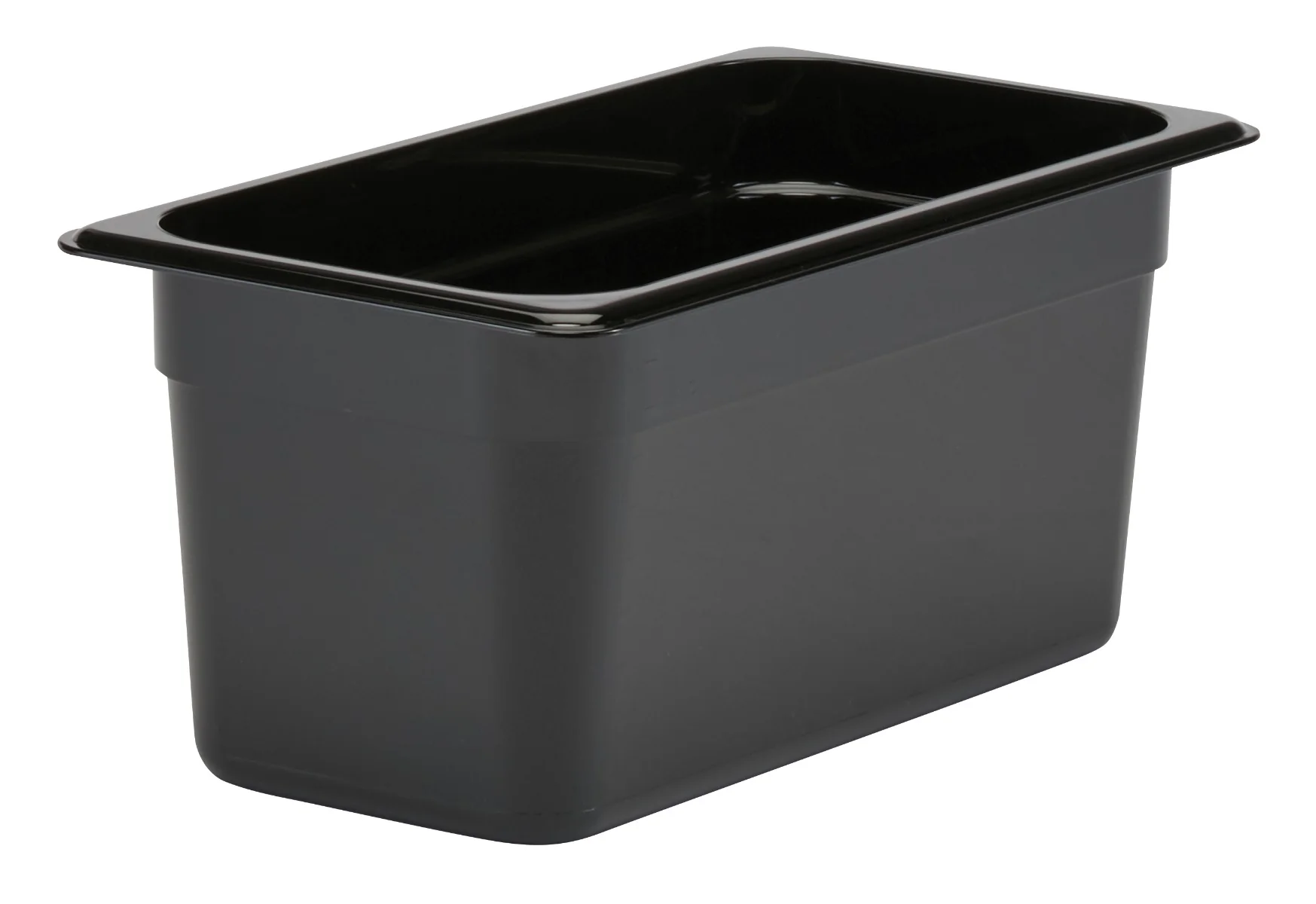 Cambro 36CW110 Camwear Polycarbonate Food Pan 6" Deep - 1/3 Size - Black