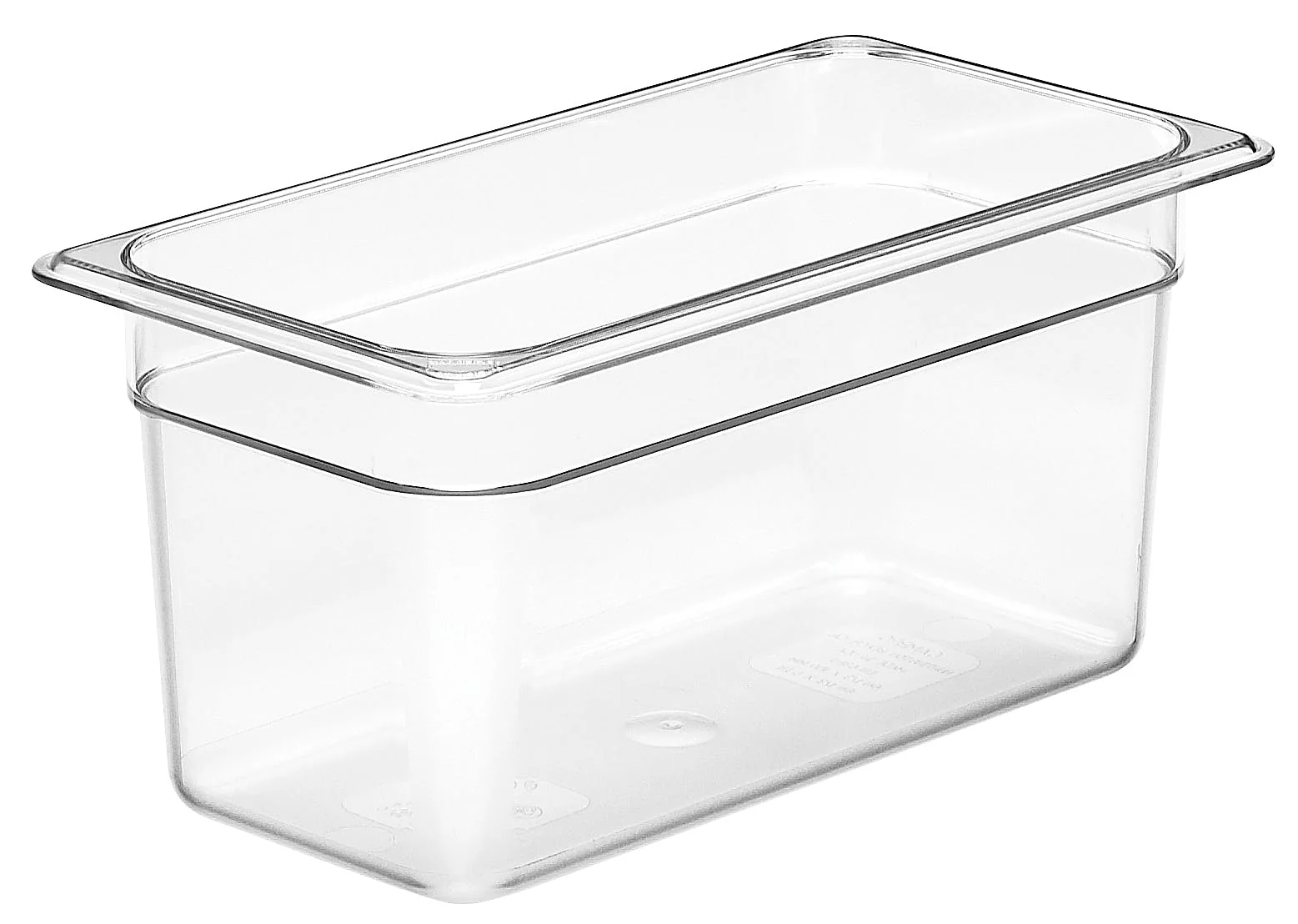 Cambro 36CW135 Camwear Polycarbonate Food Pan 6" Deep - 1/3 Size - Clear