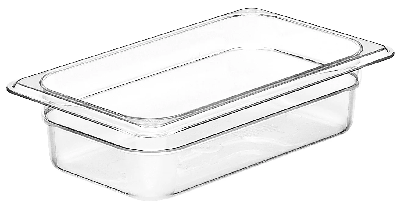Cambro 44CW135 Food Pan 1/4 Size 4" Deep Clear - Image 3