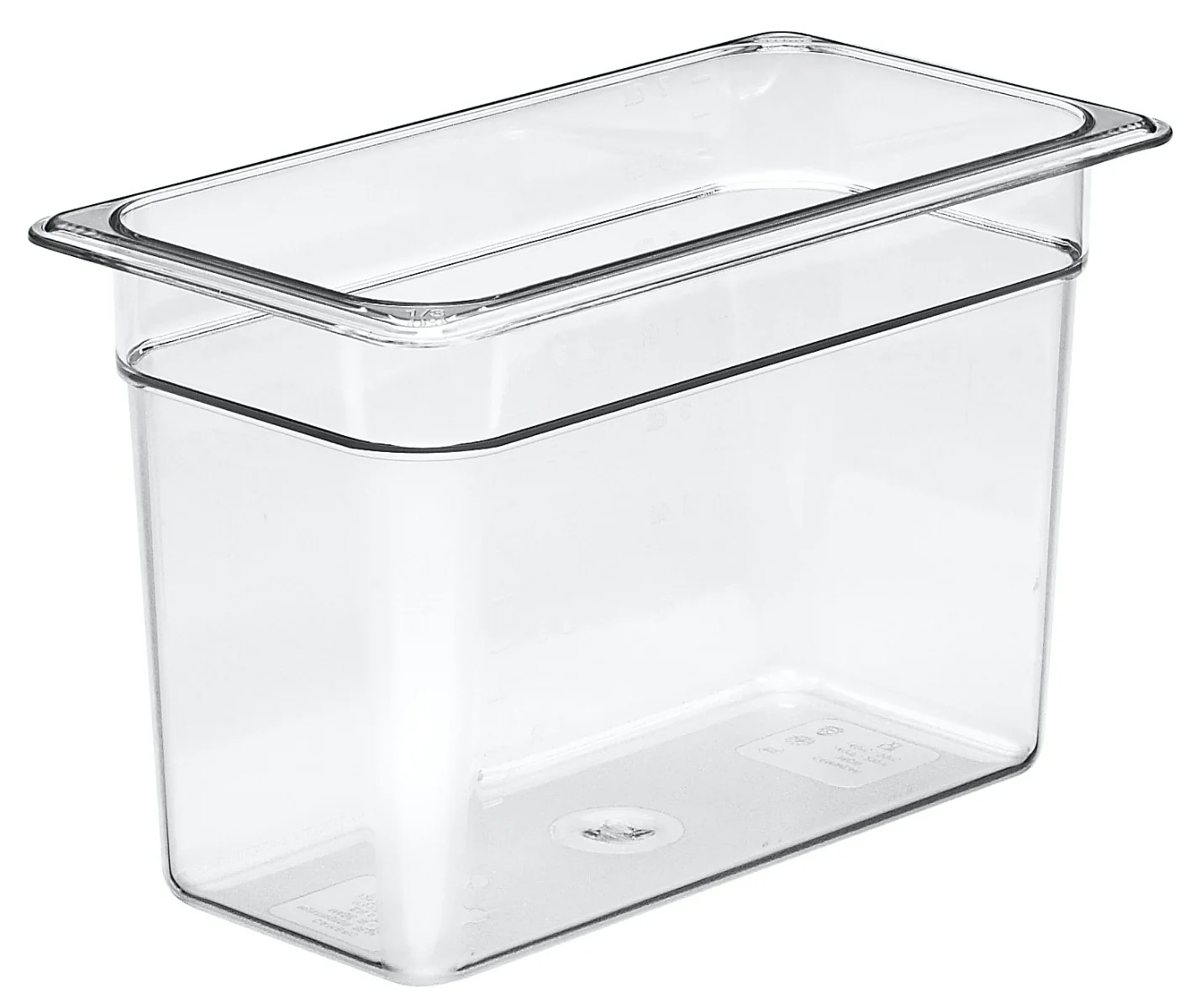Cambro 44CW135 Food Pan 1/4 Size 4" Deep Clear - Image 4