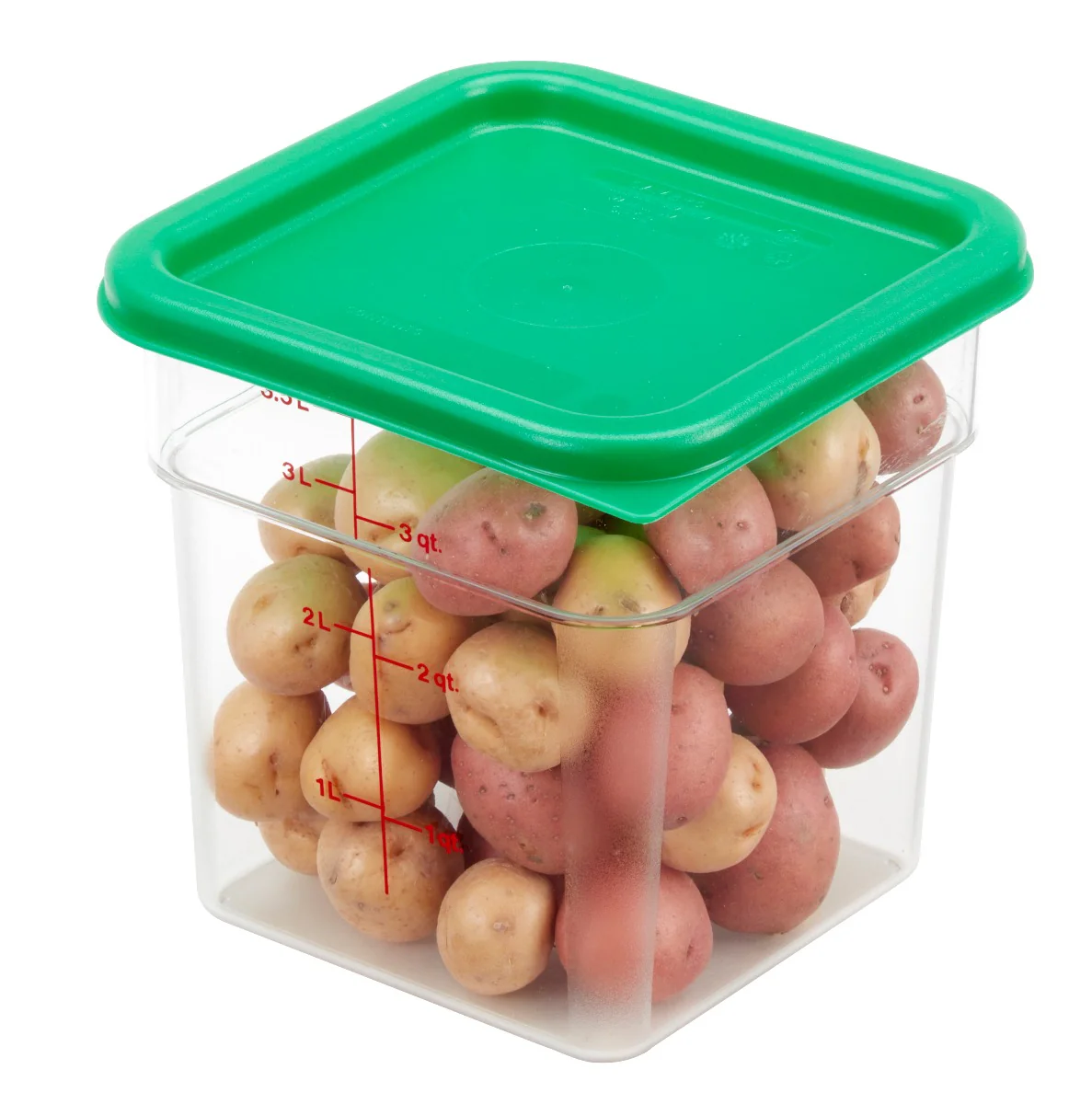Cambro 4SFSCW135 CamSquares Food Container w/ Graduations 4 qt - Clear - Image 9
