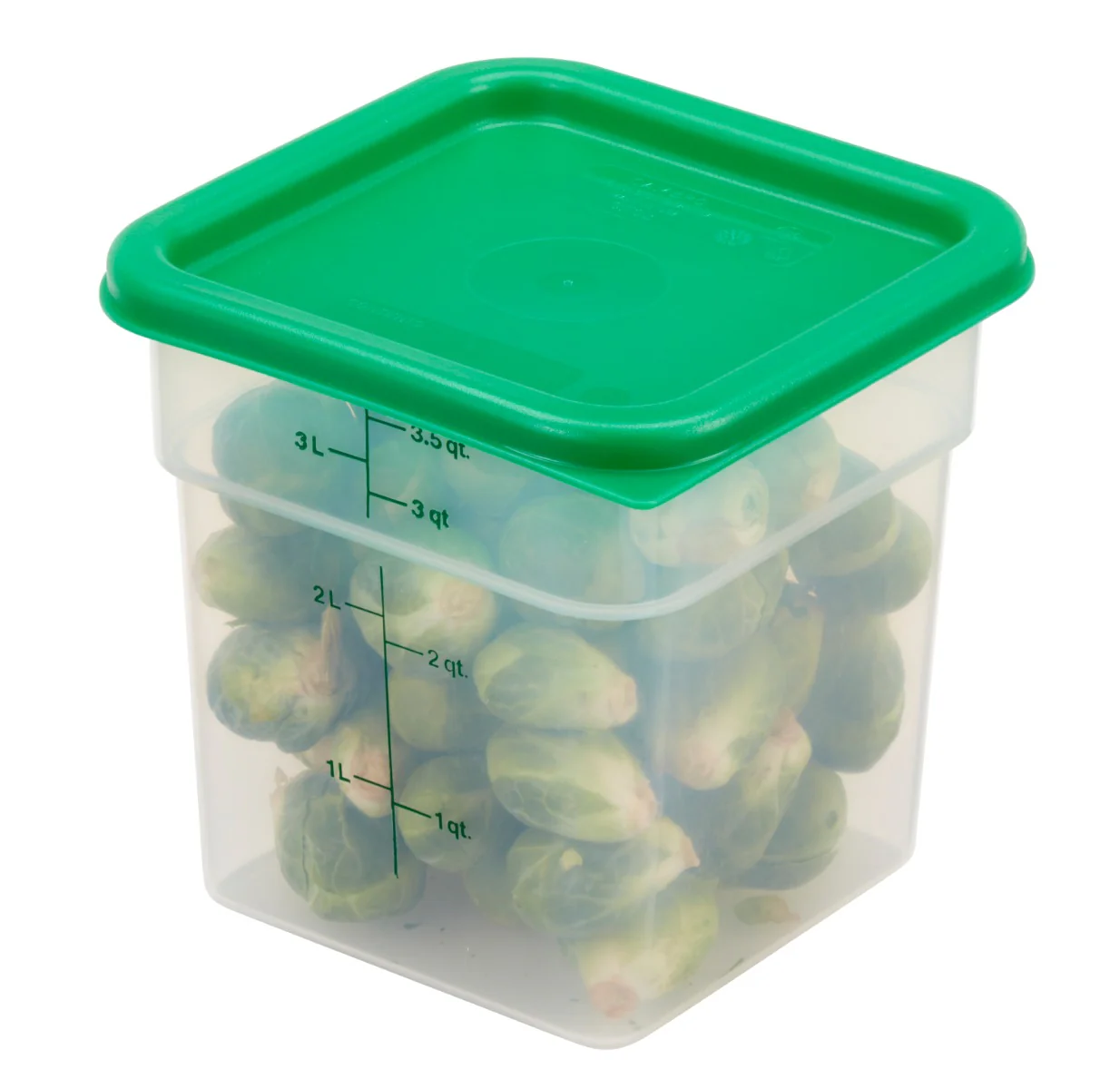 Cambro 4SFSPP190 Translucent Food Container w/ Graduations 4 qt. - Image 7