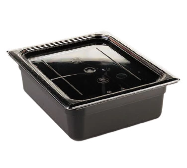 Cambro 60CWC135 Camwear Polycarbonate Food Pan Cover - 1/6 Size - Clear - Image 2