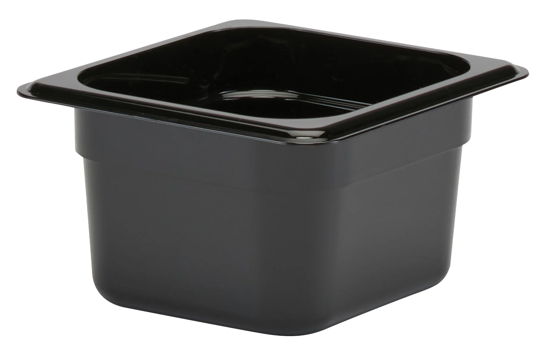 Cambro 64CW110 Camwear Food Pan 4" Deep - 1/6 Size - Black
