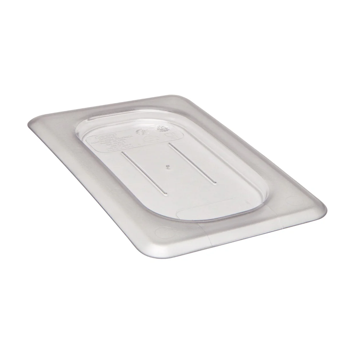 Cambro 90CWC135 Camwear Polycarbonate Food Pan Cover - 1/9 Size - Clear