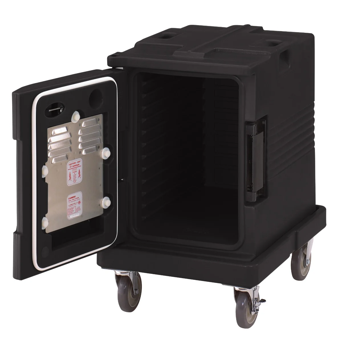 Cambro CD400110 Camdolly for Catering Equipment 28-1/8"L x 21-1/16"W x 9"H - Black - 300 lbs/Capacity - Image 6