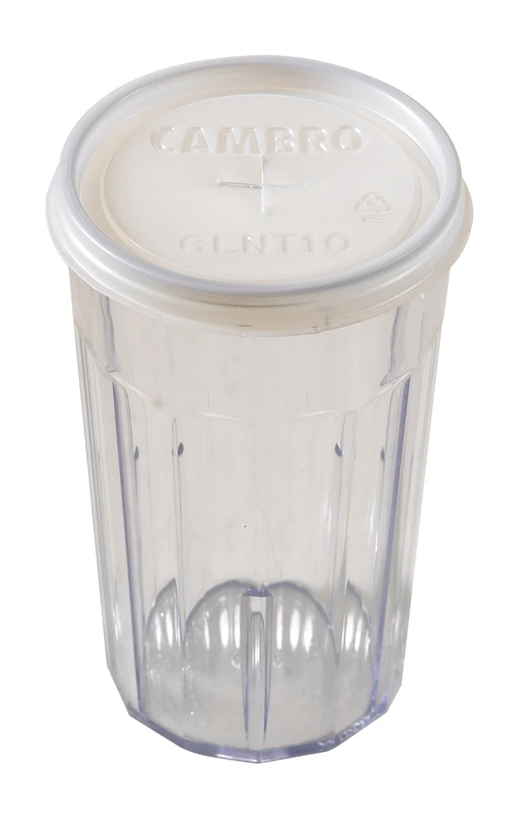 Cambro NT10152 Newport Fluted Tumbler 10 oz. - Clear - 36/Case - Image 5