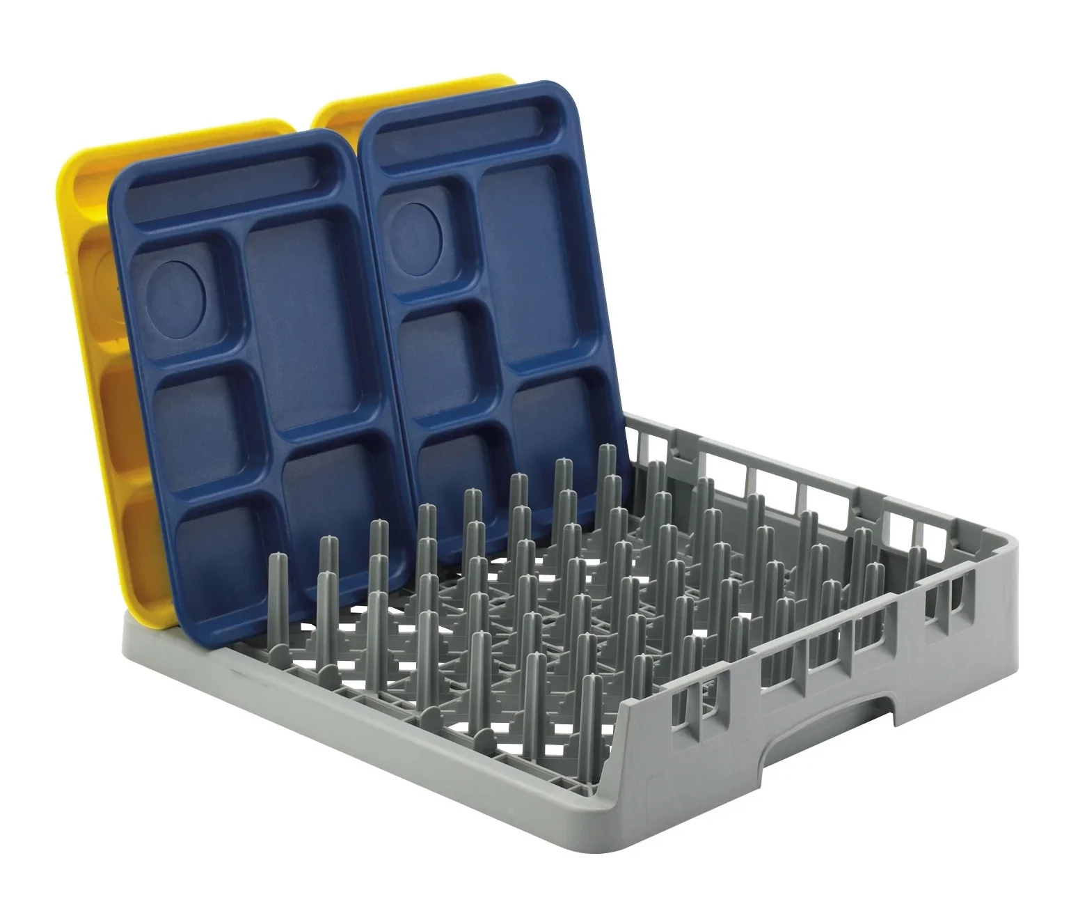 Cambro OETR314151 Camrack Full Size Open End Tray Rack - Soft Gray - For Trays 15" x 20" or Larger - Image 3