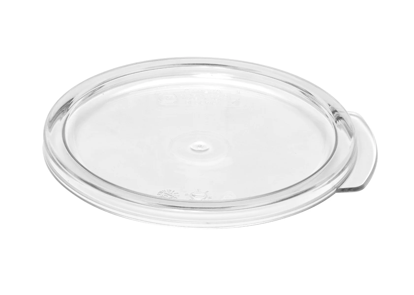 Cambro RFSCWC1135 Camwear Round Food Storage Container Seal Cover - fits 1 qt. - Clear - Image 4
