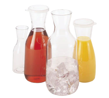 Cambro WW500135 CamView Camliter Beverage Decanter / Carafe 1/2 L. - Clear - Image 4