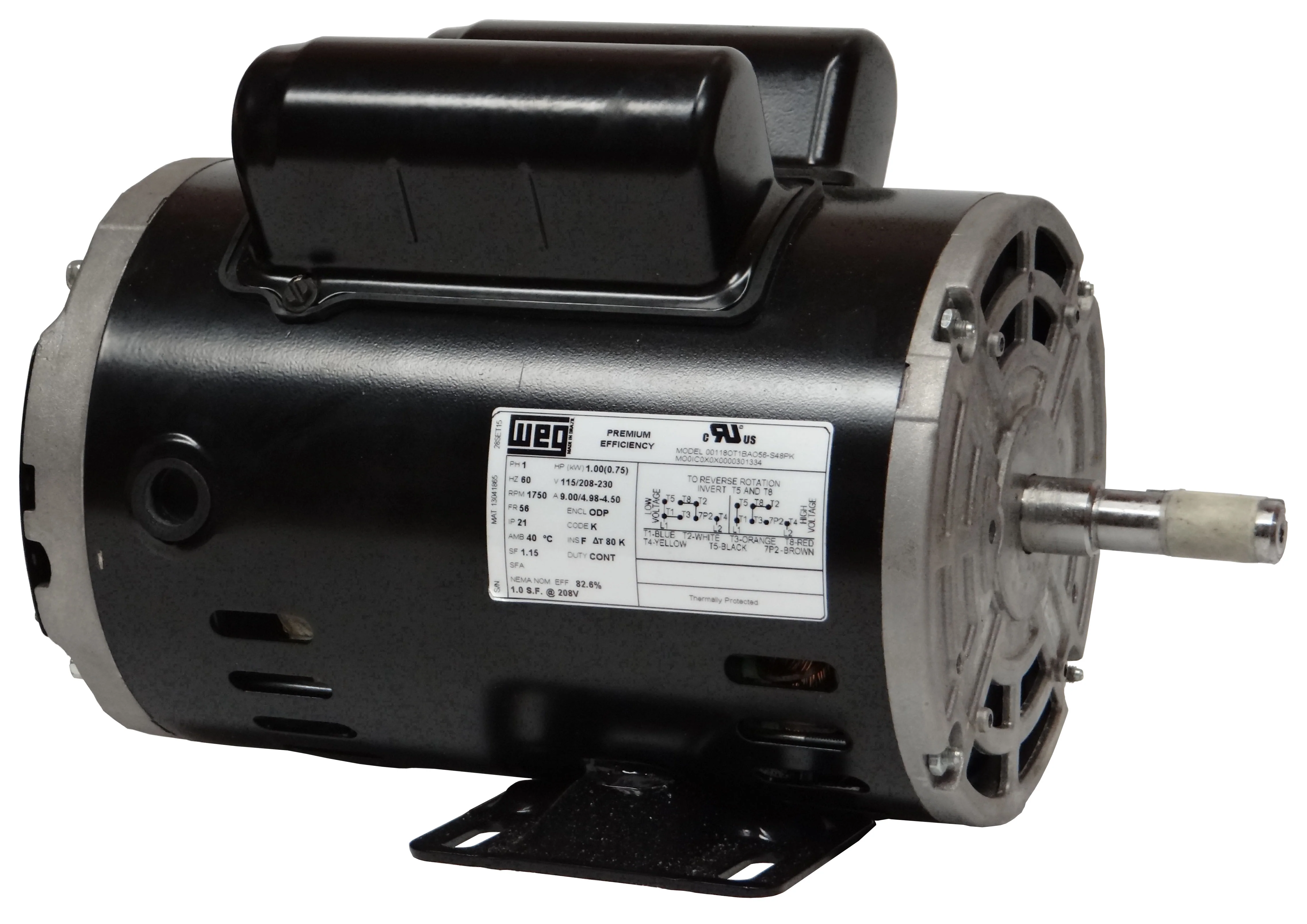 CaptiveAire CK56HB02C01-60HZ Fan Motor - 1-1/2 HP, 115/208-230v, 1750 RPM