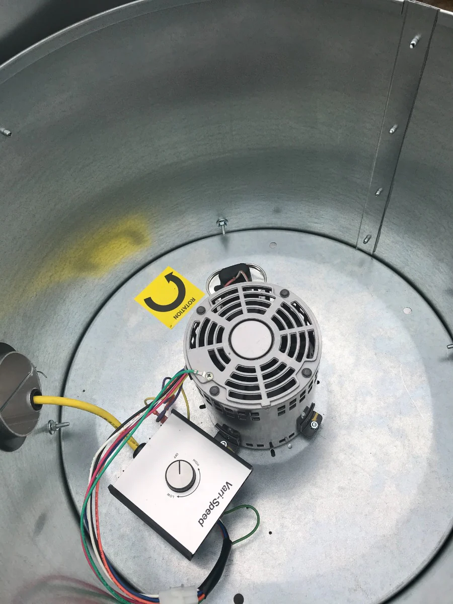 CaptiveAire DU50HFA-900-1600 High Speed Upblast Exhaust Fan ā 115V, 900ā1600 CFM - Image 8