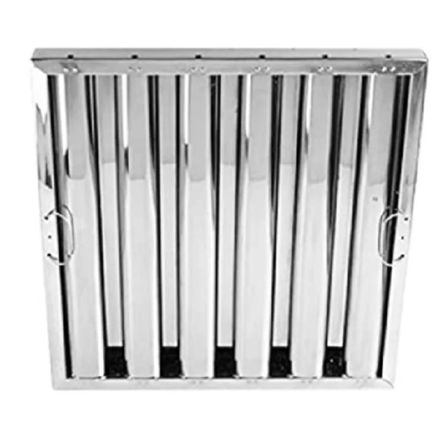 CaptiveAire HRSS1620 Kleen-Guard Stainless Steel Hood Grease Baffle Filter – 16"H x 20"W