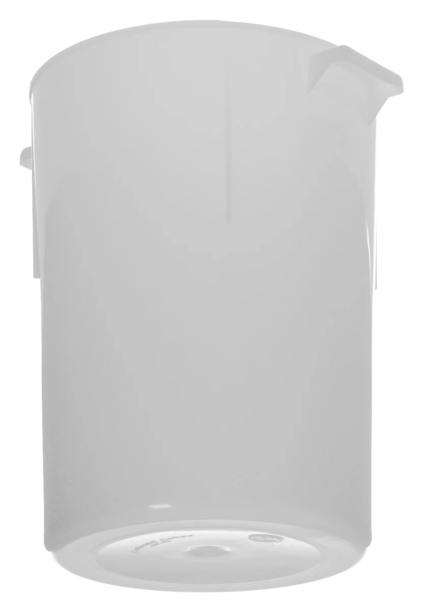 Carlisle 080002 StorPlus Polyethylene Bain Marie Food Storage Container 8 qt. - White - Image 3