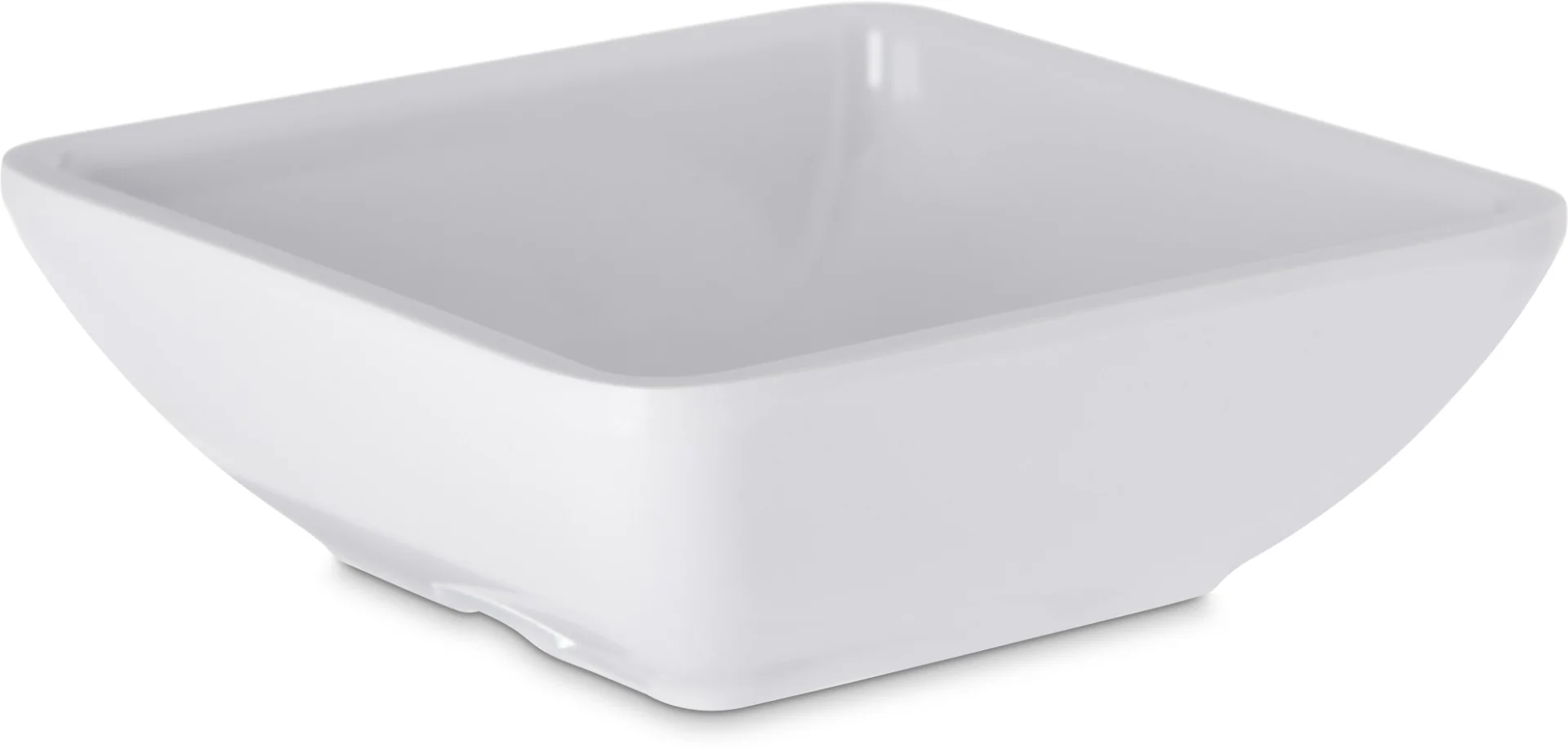 Carlisle 086002 Square Melamine Ramekin 2 oz. - White - 48/Case - Image 3