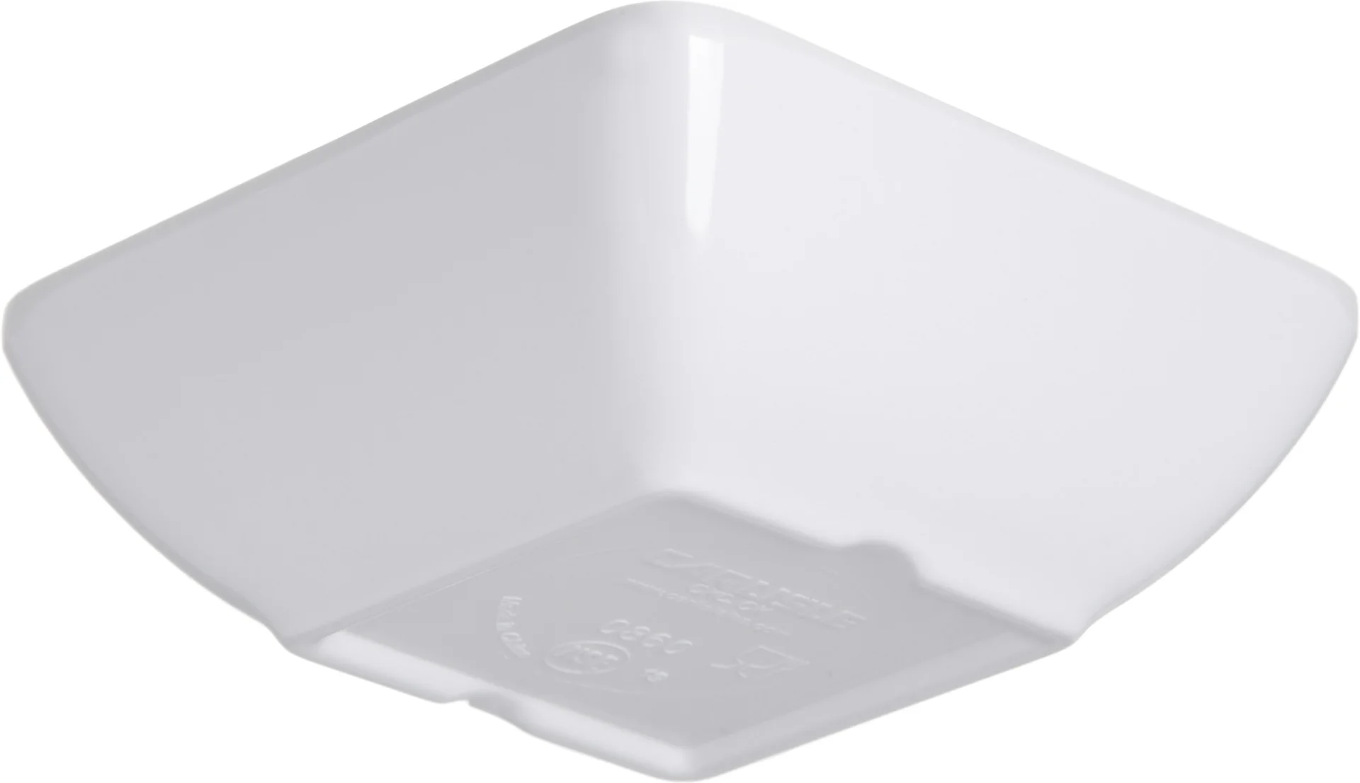 Carlisle 086002 Square Melamine Ramekin 2 oz. - White - 48/Case - Image 4