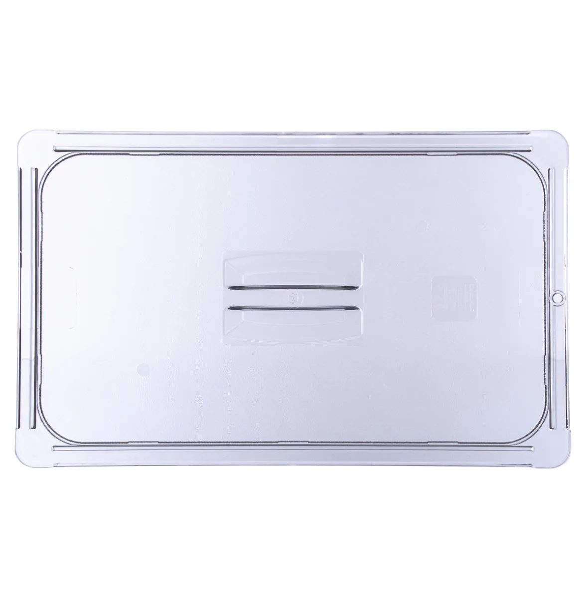 Carlisle 10210U07 StorPlus Polycarbonate Food Pan Cover - (1/1) Full Size - Clear - Image 2