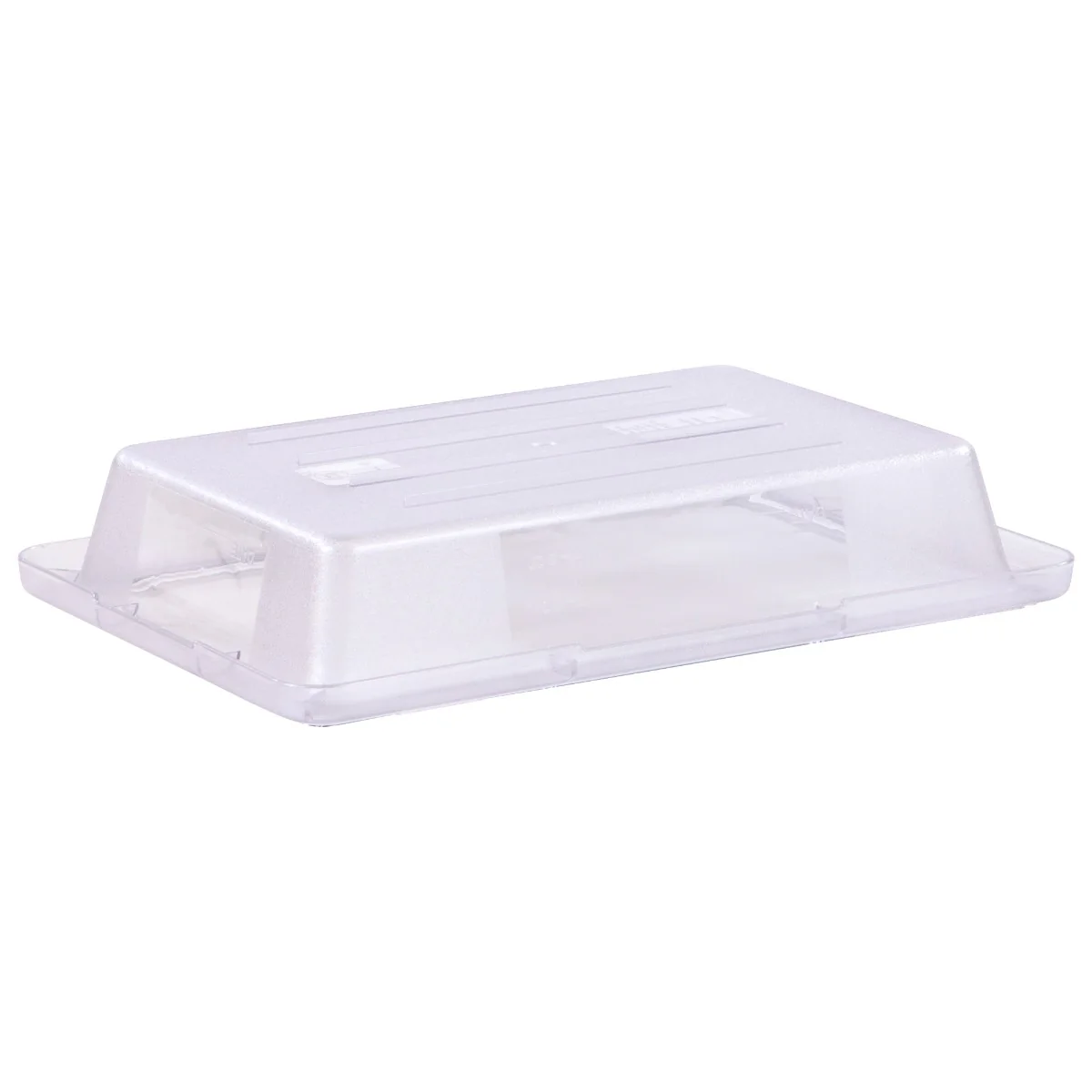 Carlisle 1061007 StorPlus Polycarbonate Food Storage Box 18" x 12" x 3-1/2"H - Clear - Image 2