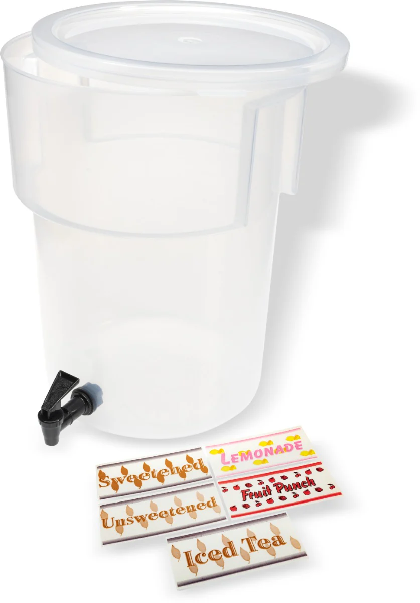 Carlisle 220930 Round Beverage Dispenser 5 gal - Clear - Image 13