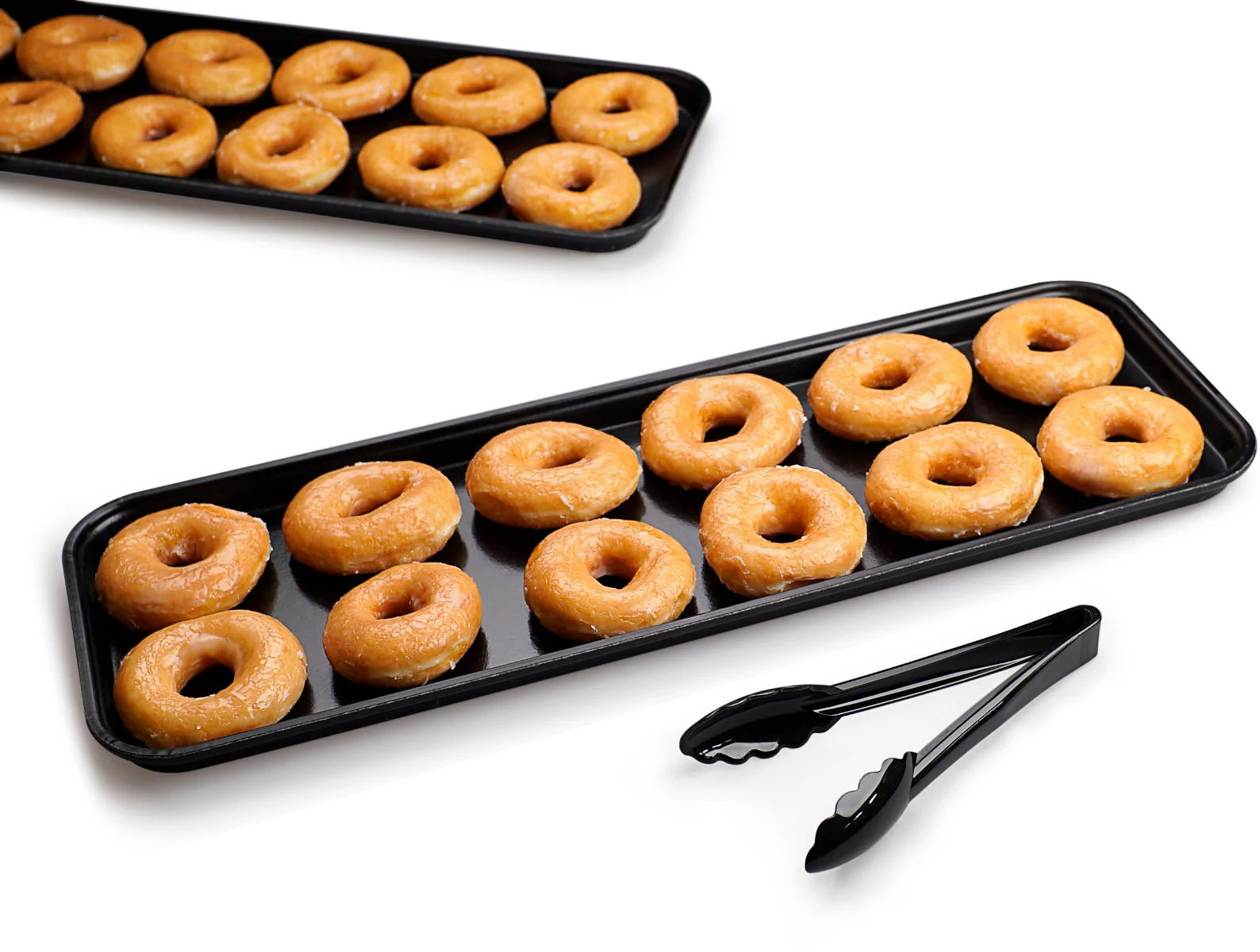 Carlisle 269FMT309 Fiberglass Market Tray 25-1/2"L x 8-3/4"W x 1-1/8"H - Ebony - Image 5