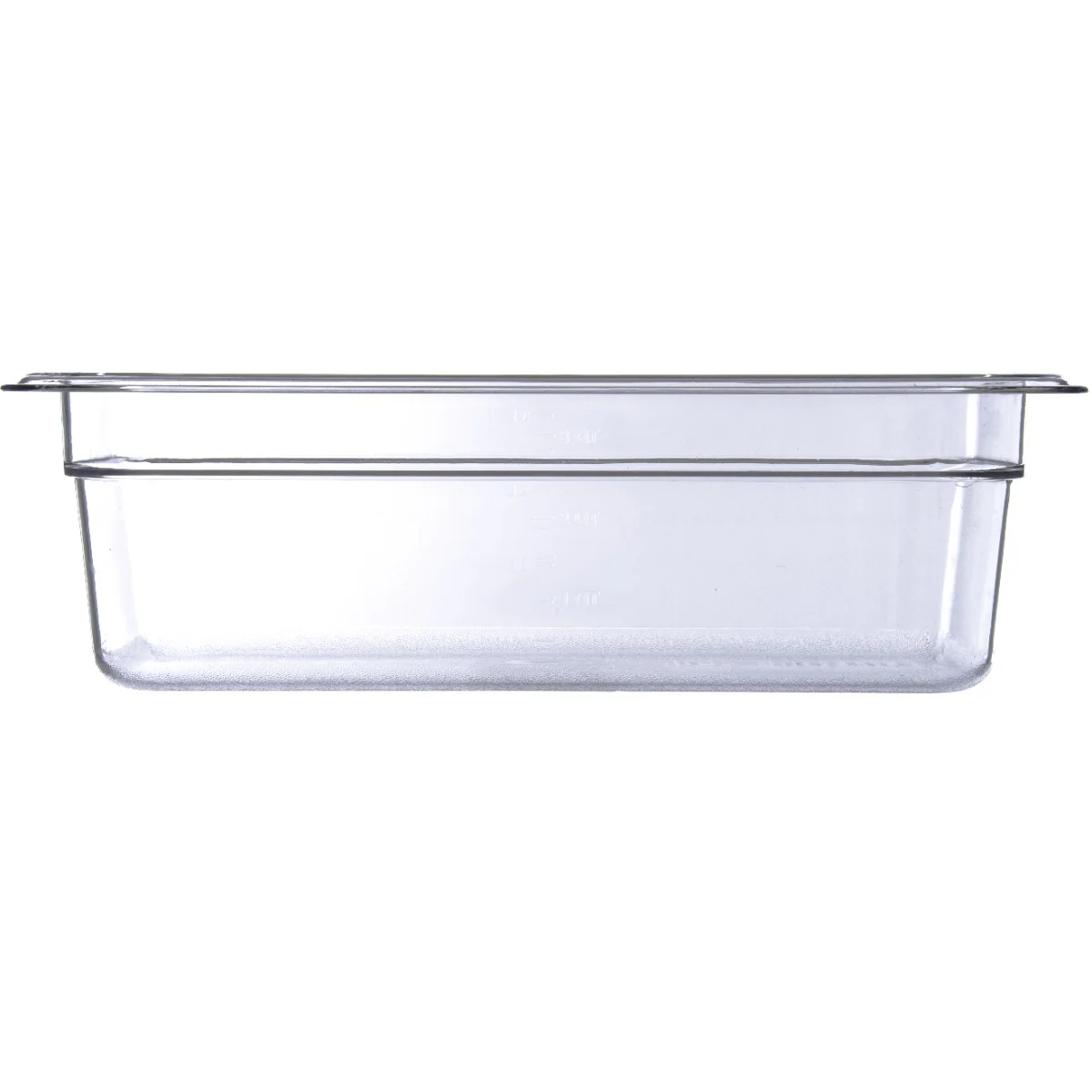 Carlisle 3066107 StorPlus Polycarbonate Food Pan 4" Deep - 1/3 Size - Clear - Image 2