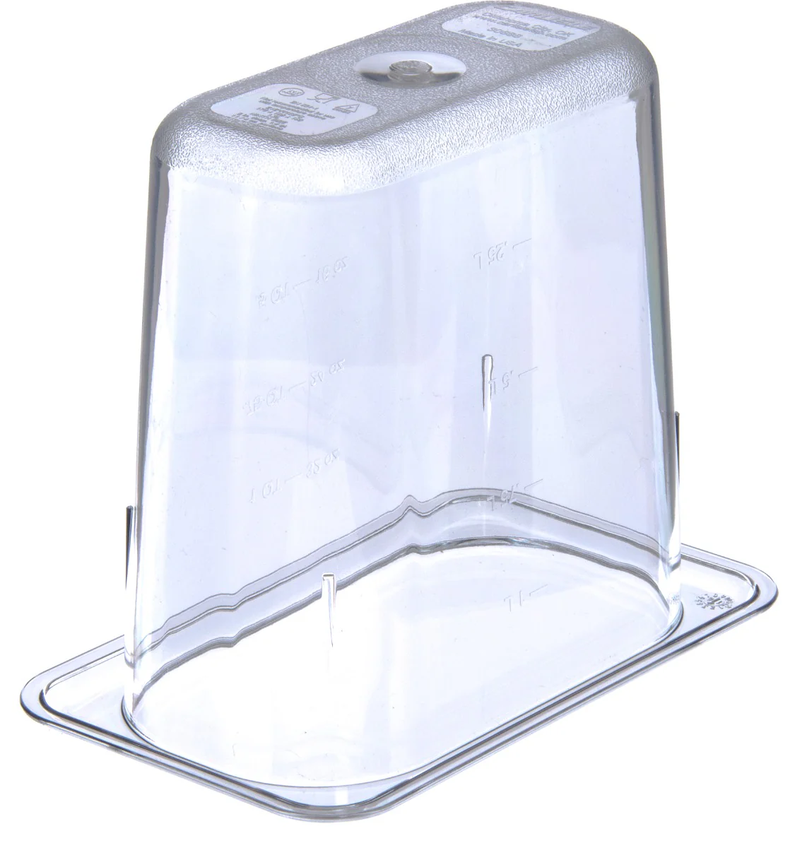 Carlisle 3068807 StorPlus Polycarbonate Food Pan 6" Deep - 1/9 Size - Clear - Image 10