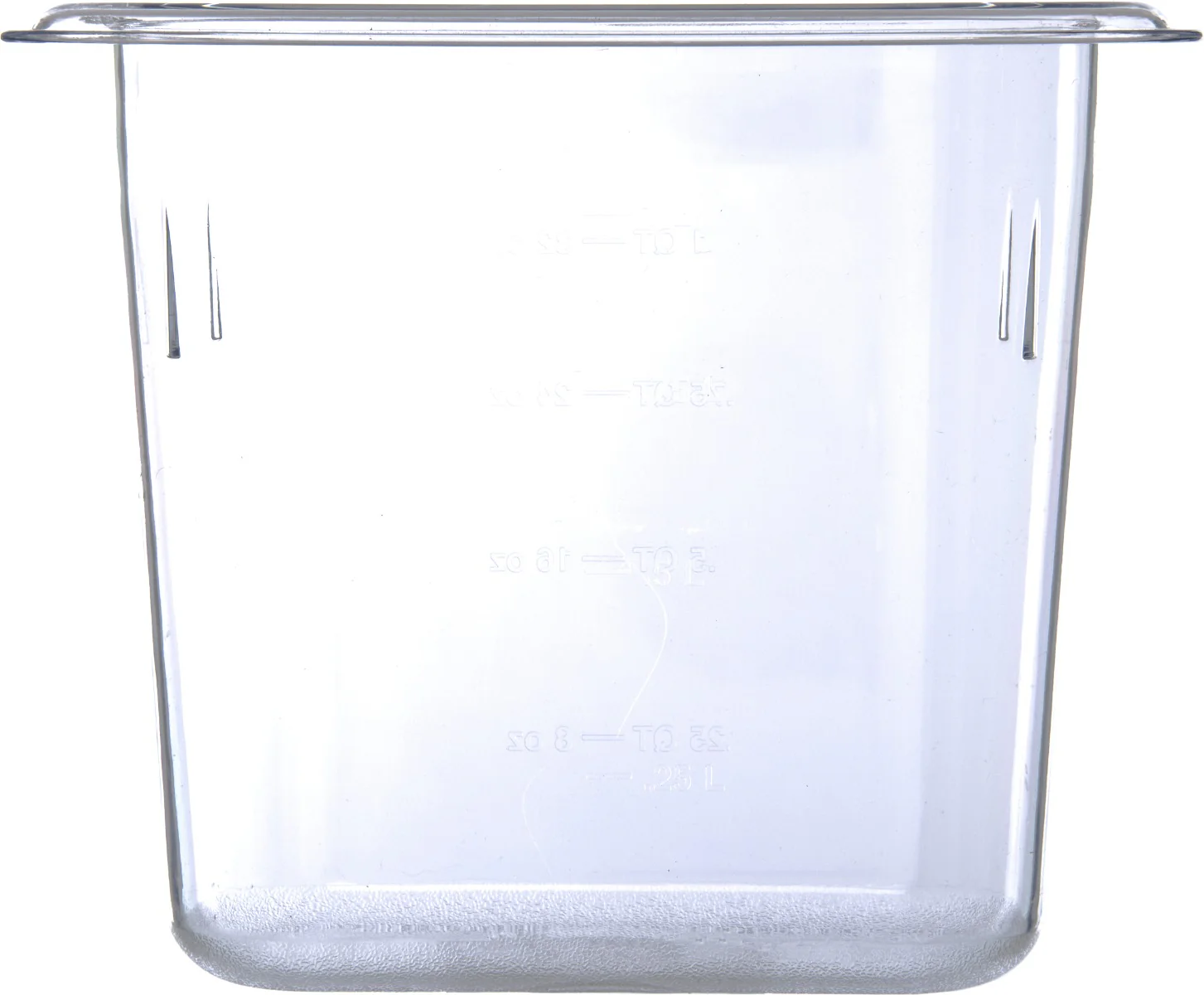 Carlisle 3068807 StorPlus Polycarbonate Food Pan 6" Deep - 1/9 Size - Clear - Image 11