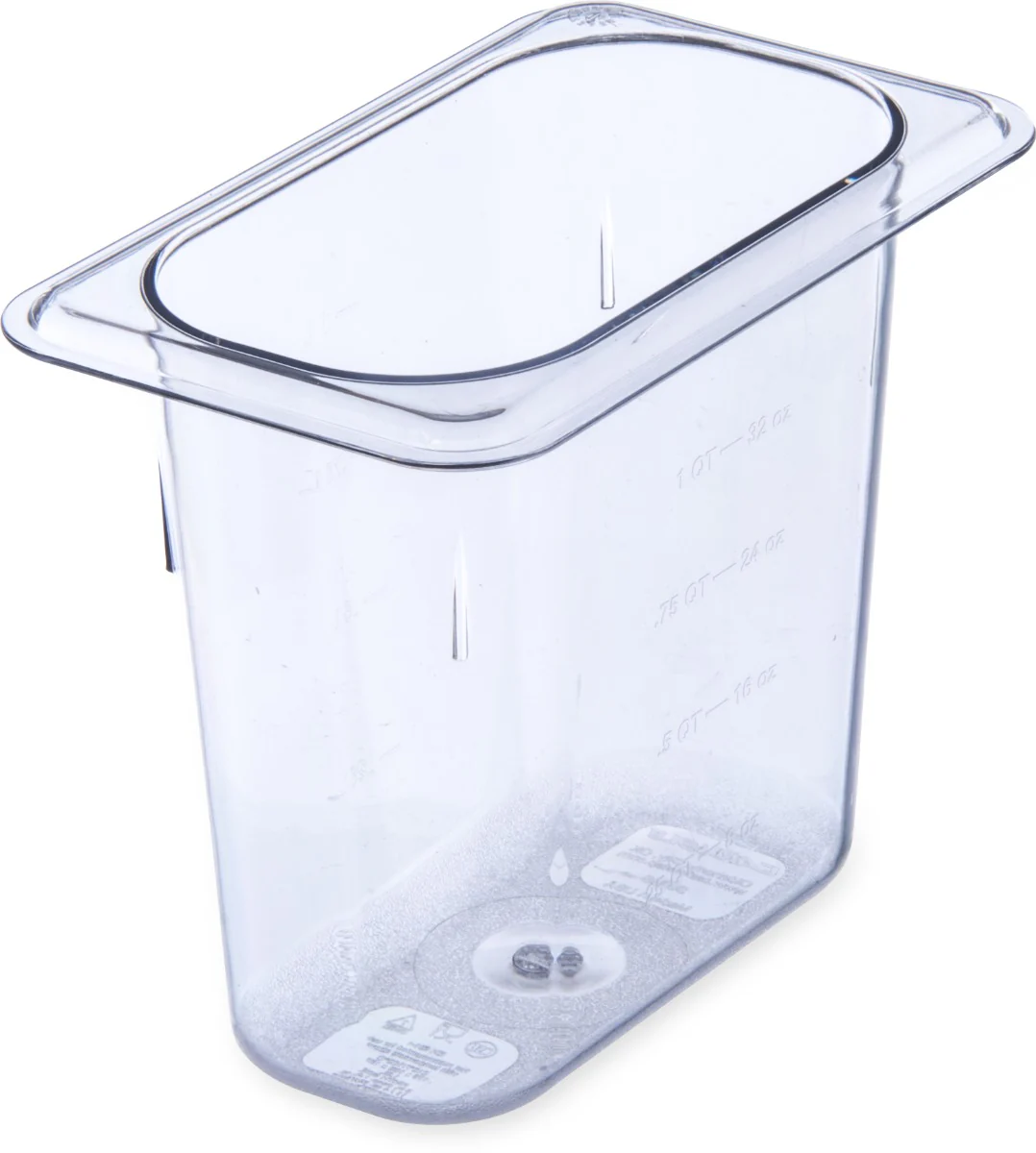 Carlisle 3068807 StorPlus Polycarbonate Food Pan 6" Deep - 1/9 Size - Clear - Image 12