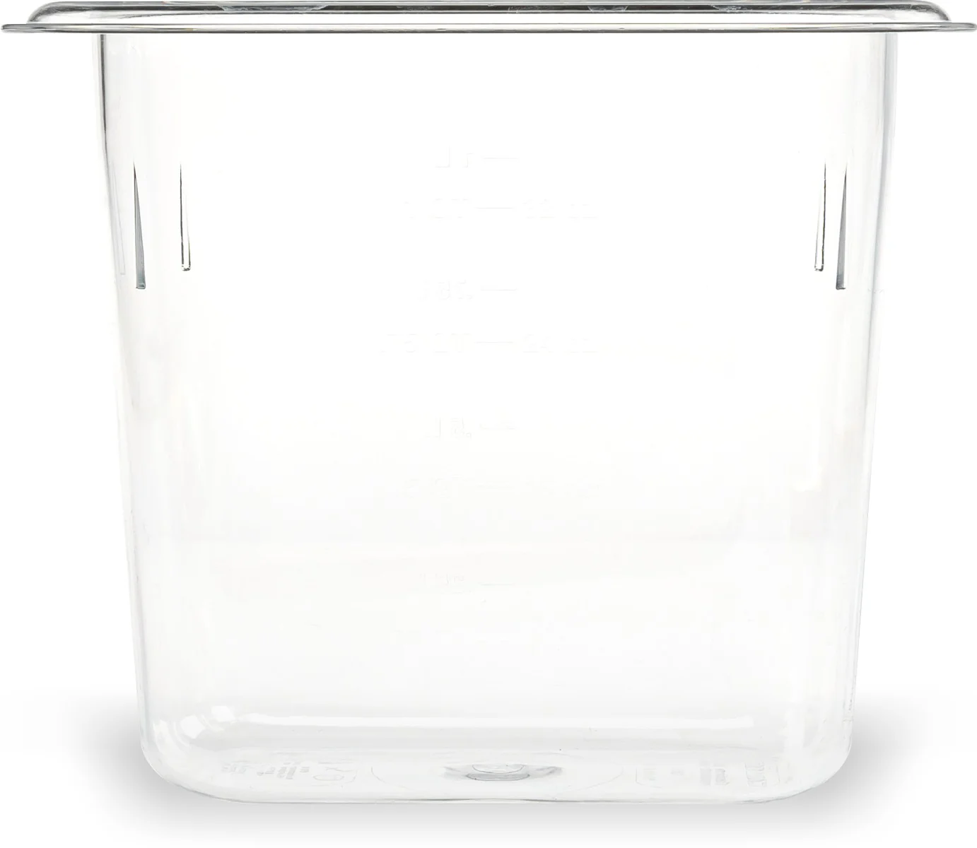 Carlisle 3068807 StorPlus Polycarbonate Food Pan 6" Deep - 1/9 Size - Clear - Image 14