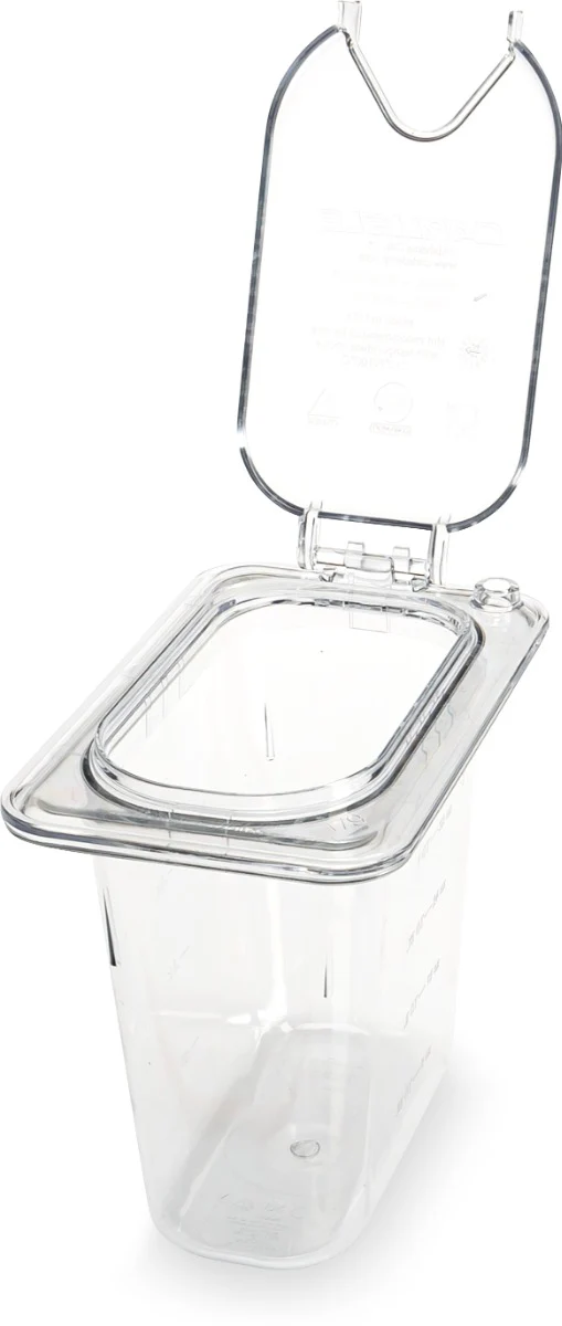 Carlisle 3068807 StorPlus Polycarbonate Food Pan 6" Deep - 1/9 Size - Clear - Image 19