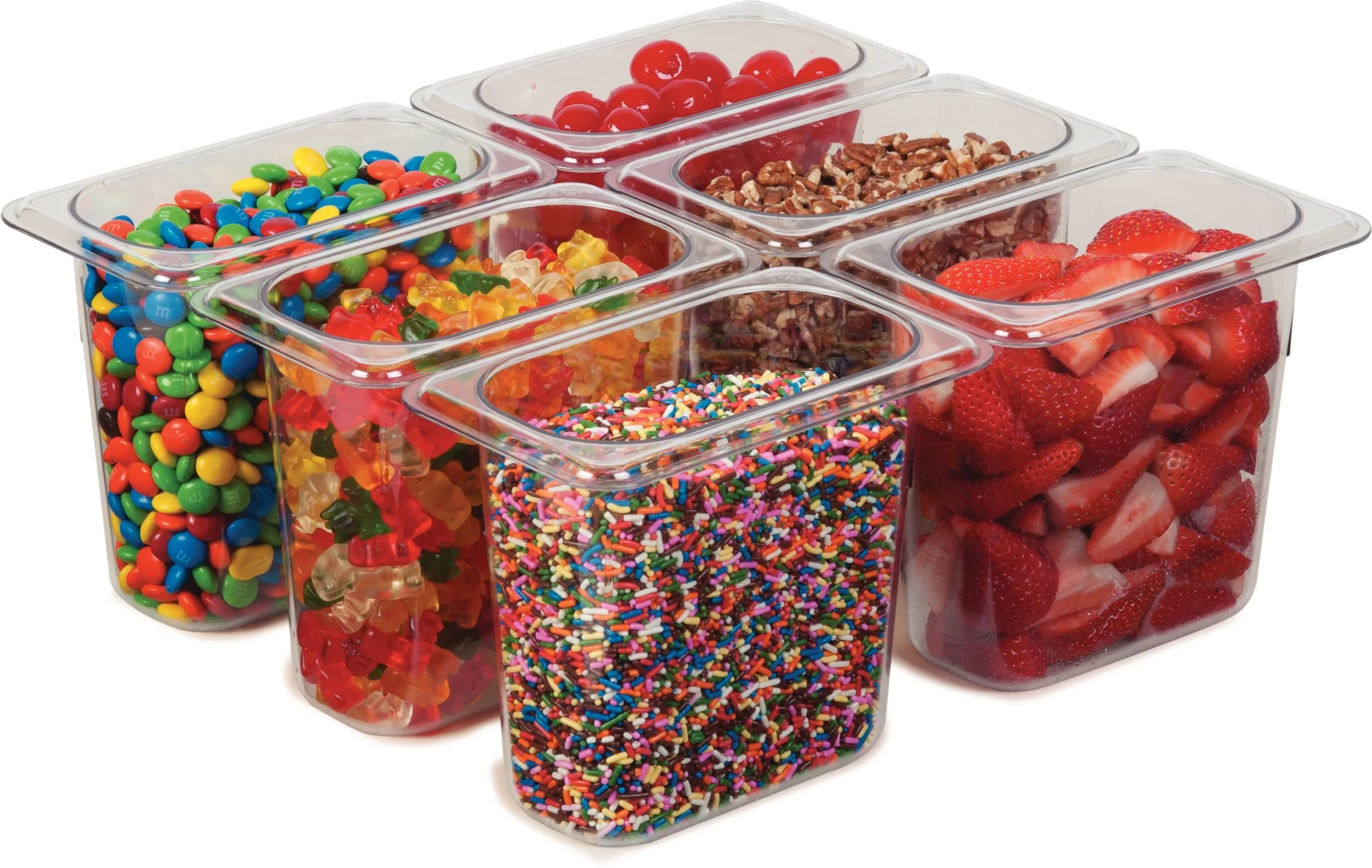 Carlisle 3068807 StorPlus Polycarbonate Food Pan 6" Deep - 1/9 Size - Clear - Image 9