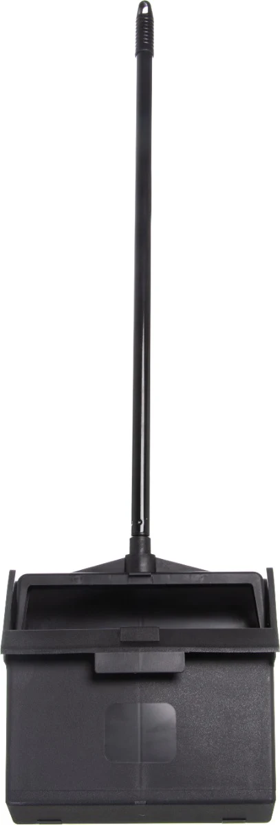 Carlisle 36141003 12" Lobby Dust Pan - Metal Handle, Black - Image 3
