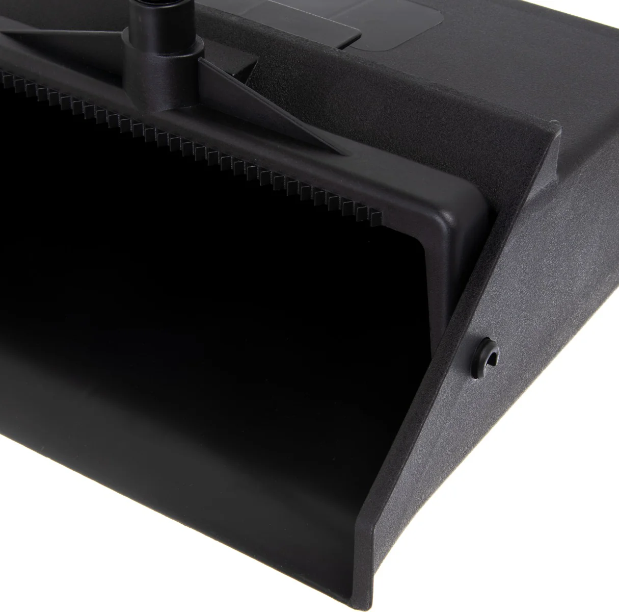 Carlisle 36141003 12" Lobby Dust Pan - Metal Handle, Black - Image 4