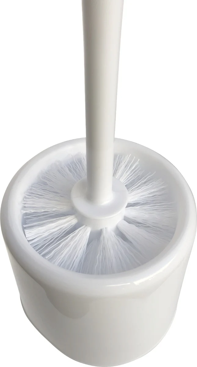Carlisle 36719700 Flo-Pac Bowl Brush with Caddy - Poly White 3" x 14-1/2 - Image 4
